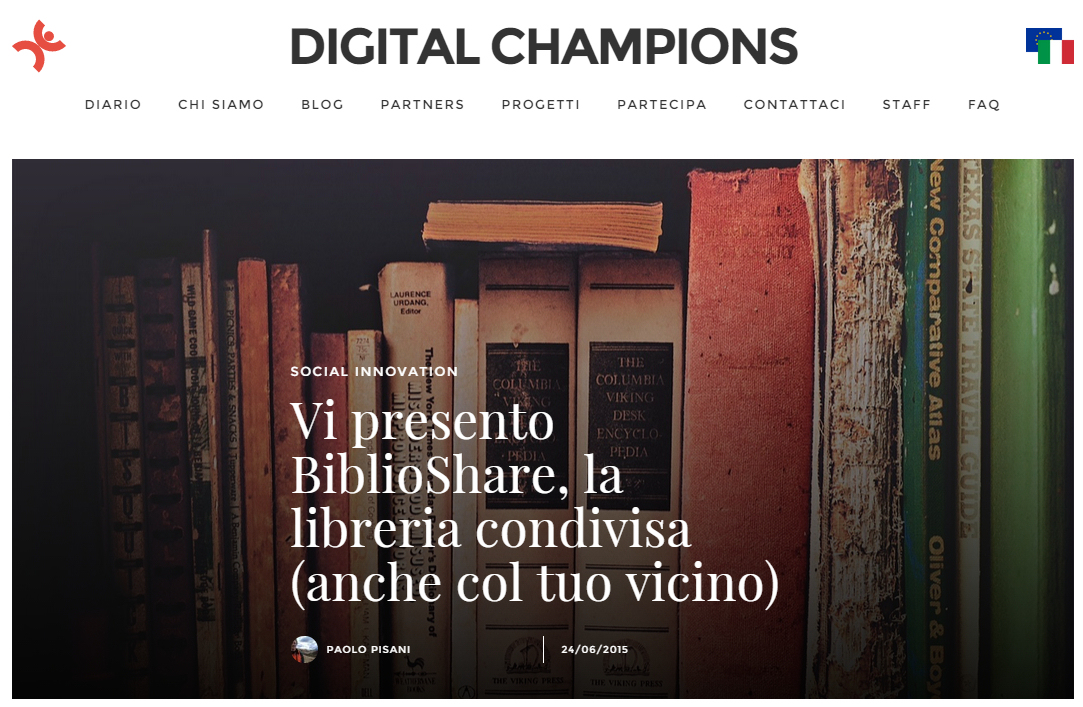 Digital Champions e Biblioshare